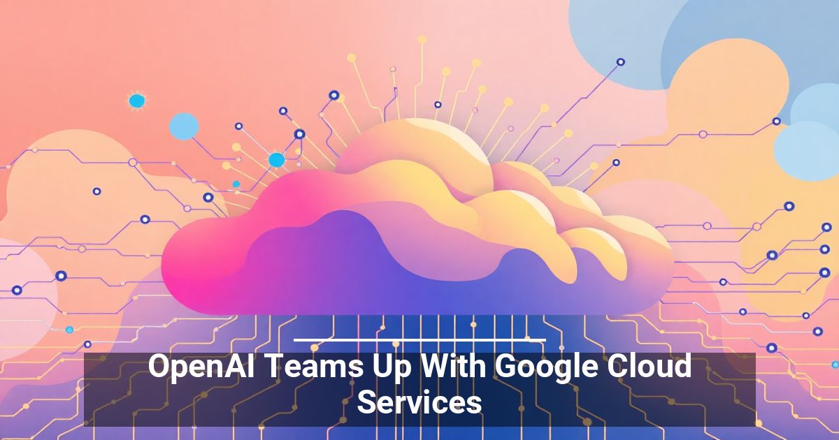 OpenAI Teams Up With Google Cloud Services