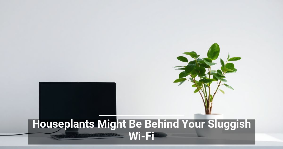 Houseplants Might Be Behind Your Sluggish Wi-Fi