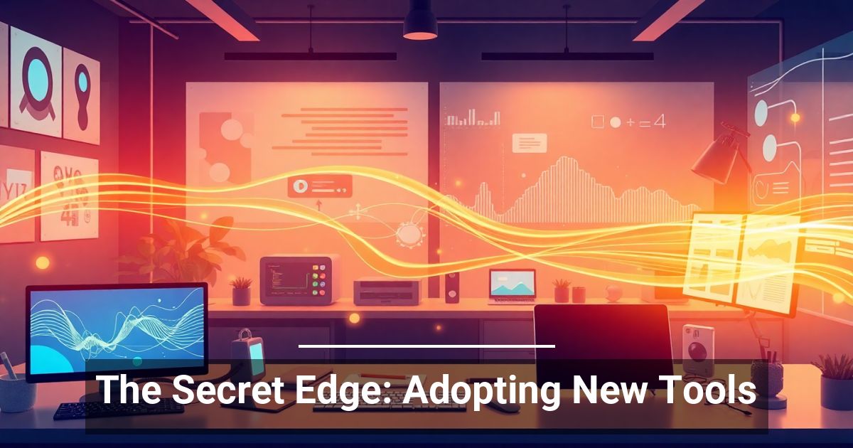 The Secret Edge: Adopting New Tools